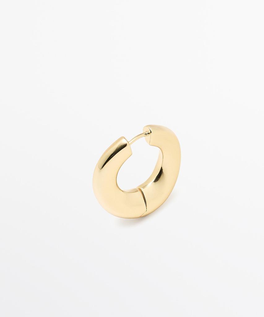Массивные серьги-кольца Massimo Dutti