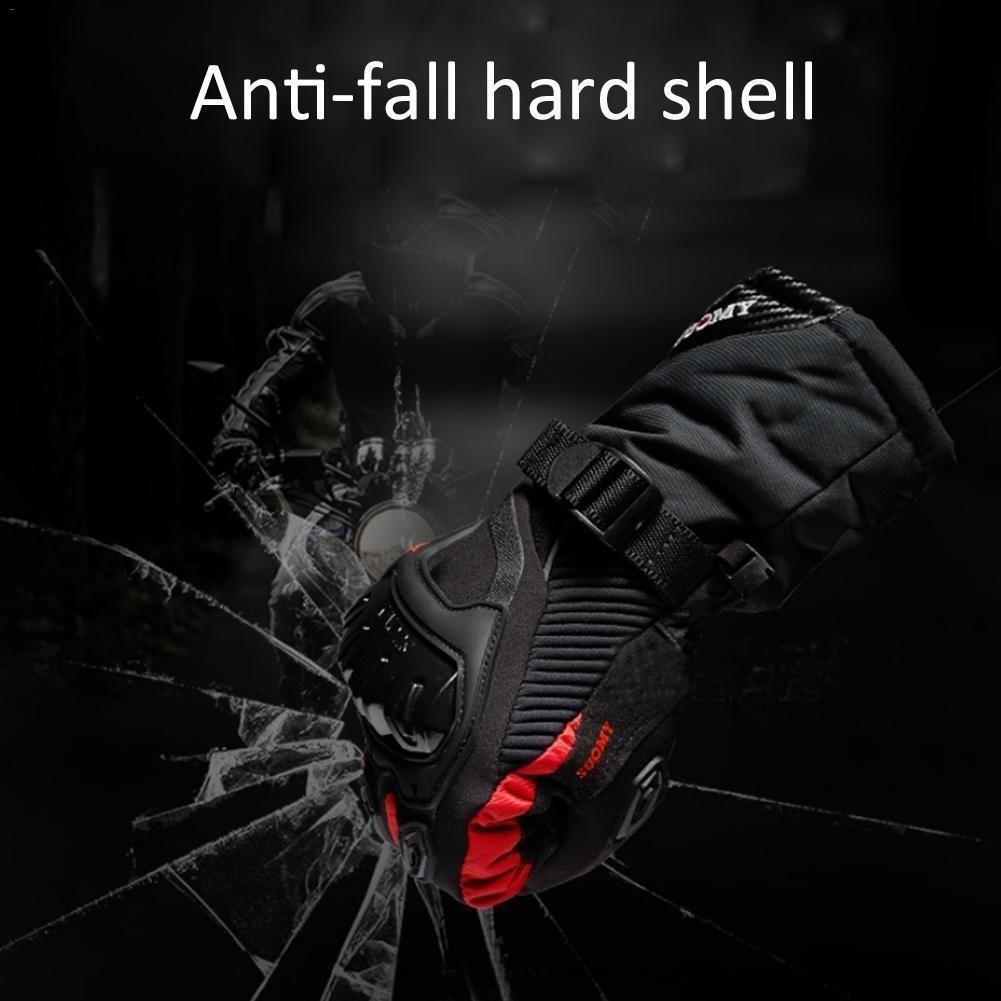 Men's Winter Thermal Outdoor Sports Waterproof and Windproof -30 /-40°C Thermal Motorcycle Ski Snowboard Touch Screen Gloves