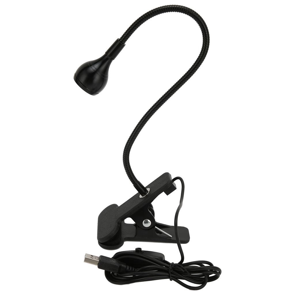 USB Gooseneck Light 1W DC3‑5V 360 Degree Flexible LED Gooseneck Light Aluminum Alloy Plug and Play