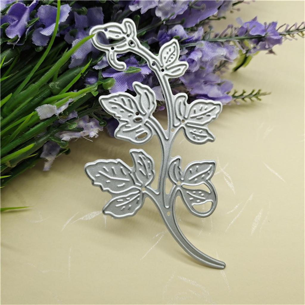A Flower Vine Art Metal Carbon Steel Knife Die Paper Art Club Embossing Etching Cutting Knife Die