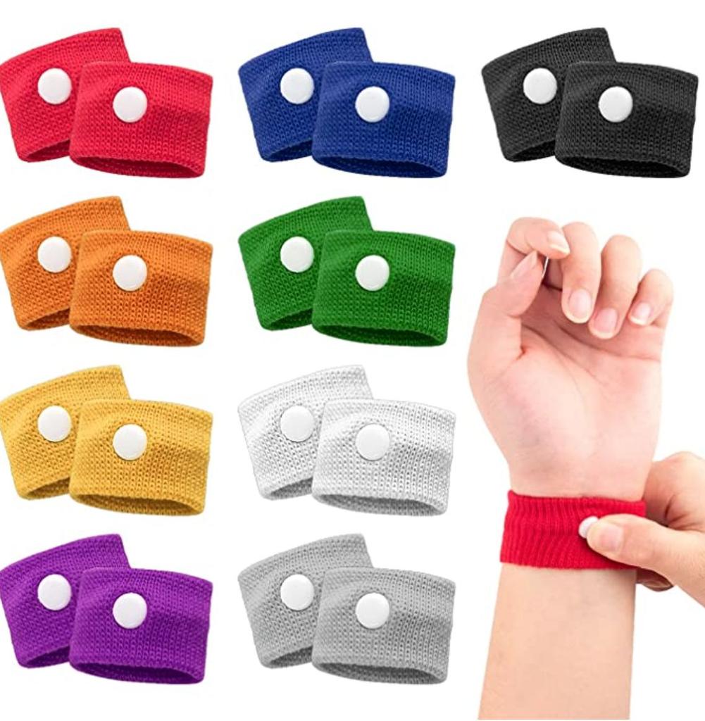 Seasick Carsickness Anti Nausea Wristbands Wrist Support Sports Safety Wristbands Wrist Bands