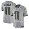 Mens Seattle Seahawks NFL Football Jersey 11 Njigba Cotton Sport Tee Basketball Fans Fall Winter