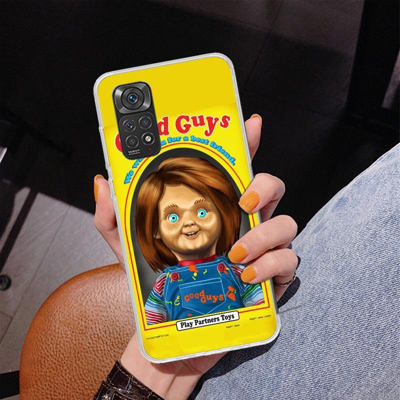 Чехол для телефона Chucky Child's Play для Xiaomi Redmi Note 15 14 13 12S 12 11 Pro Plus 14S 11S 11E 10 10S 11T 5G Персонализированный чехол Re