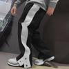 2025 Новые модные мужские повседневные брюки свободные трикотажные прямые спортивные брюки