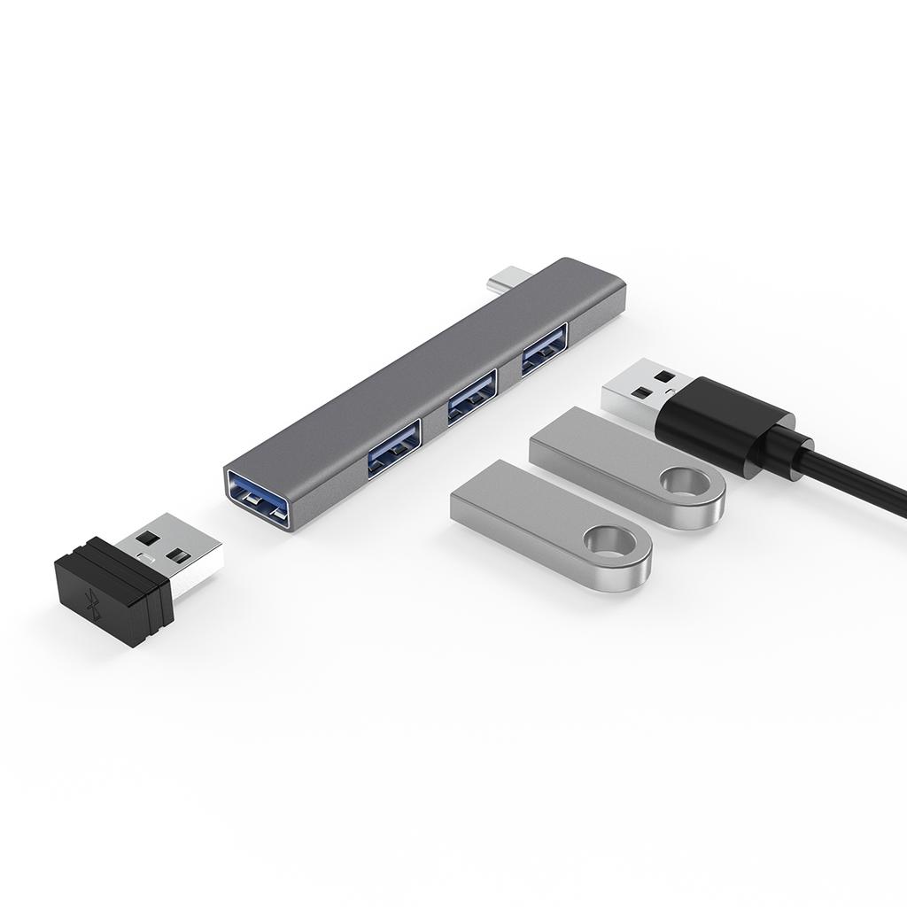 USB C HUB 3,0 Type C 3,1 4-портовый мульти-USB-разветвитель OTG адаптер для Xiaomi Lenovo Macbook Pro 13 15 Air Pro компьютерные аксессуары