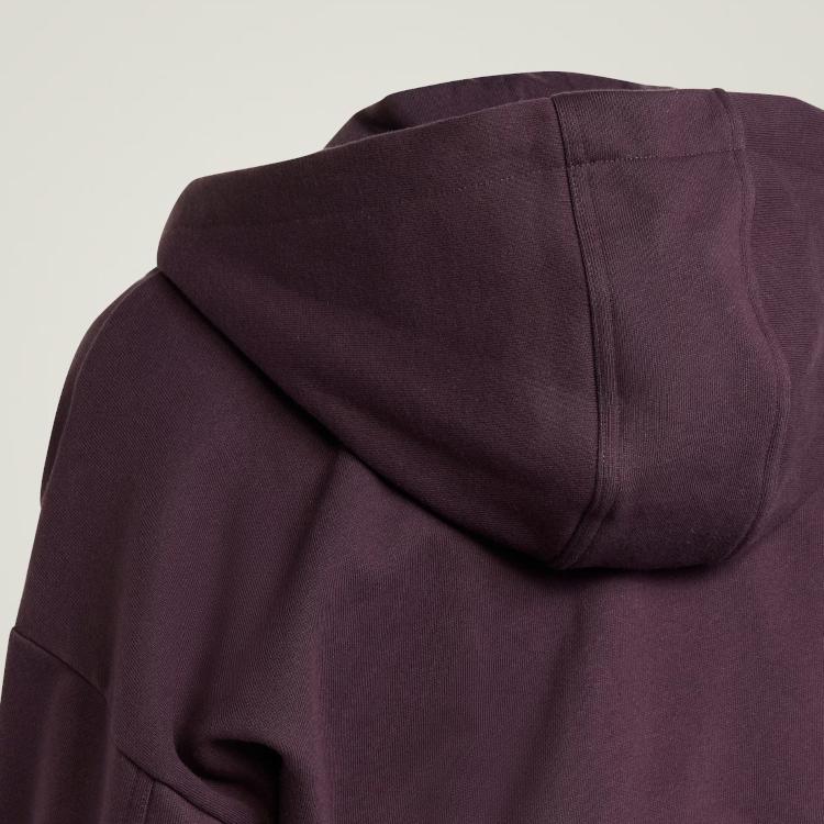 Adidas Stella McCartney Sportswear укороченная толстовка с капюшоном женская толстовка темно-коричневого цвета IZ5011