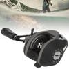 Aluminium Alloy Black Right Left Hand Fishing Wheel Magnetic Brake Metal Spool Fish ReelBlack Left Hand