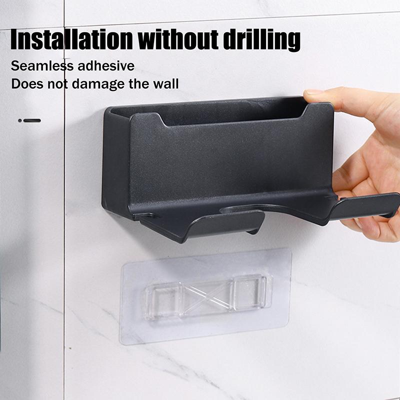 Держатель для фена настенный настенный держатель для фена белый черный серый органайзер для фена для ванной комнаты полки для ванной