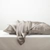 Luxury Double-Sided 100% Mulberry Silk Pillowcase 19 Momme Heavyweight Zipper 48x74cm Modern Minimalist