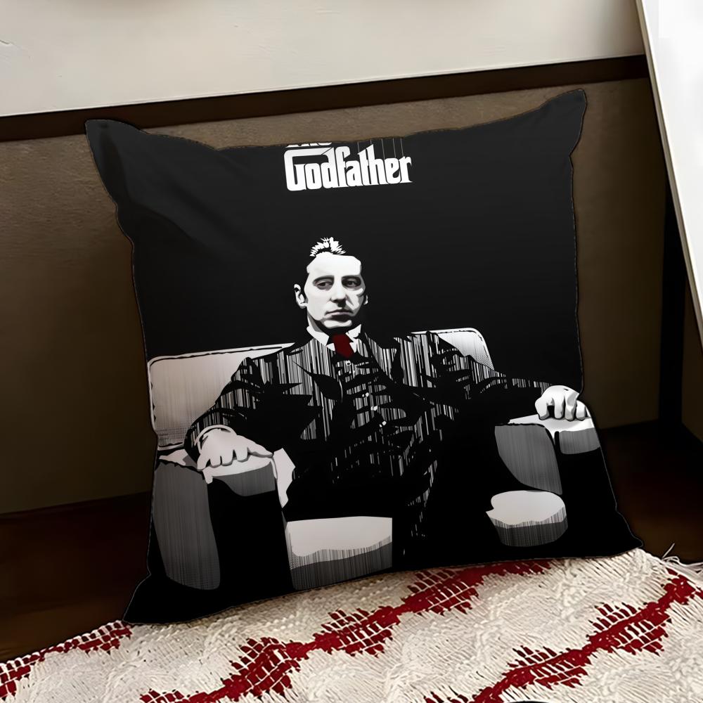 The GGodfather Movie Cushion Cover Reversible Soft Durable Pillow Cover Home Car MultiScene Use for Daily Comfort
