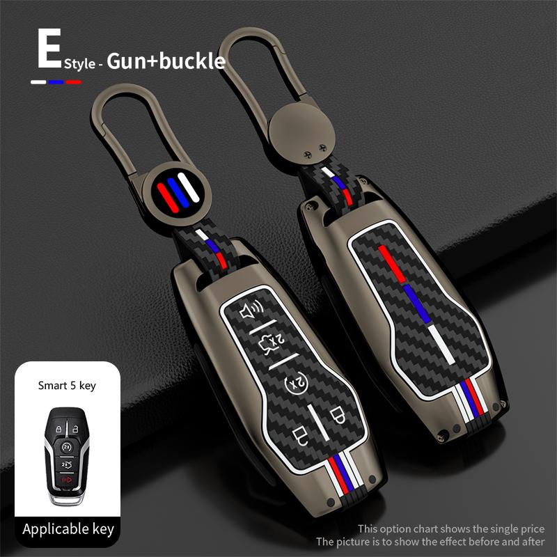 4 / 5 кнопок Чехол-брелок из цинкового сплава для автомобиля Ford Fusion Mondeo Mustang F-150 Explorer Edge 2015 2016 2017 2018 Автоаксессуары