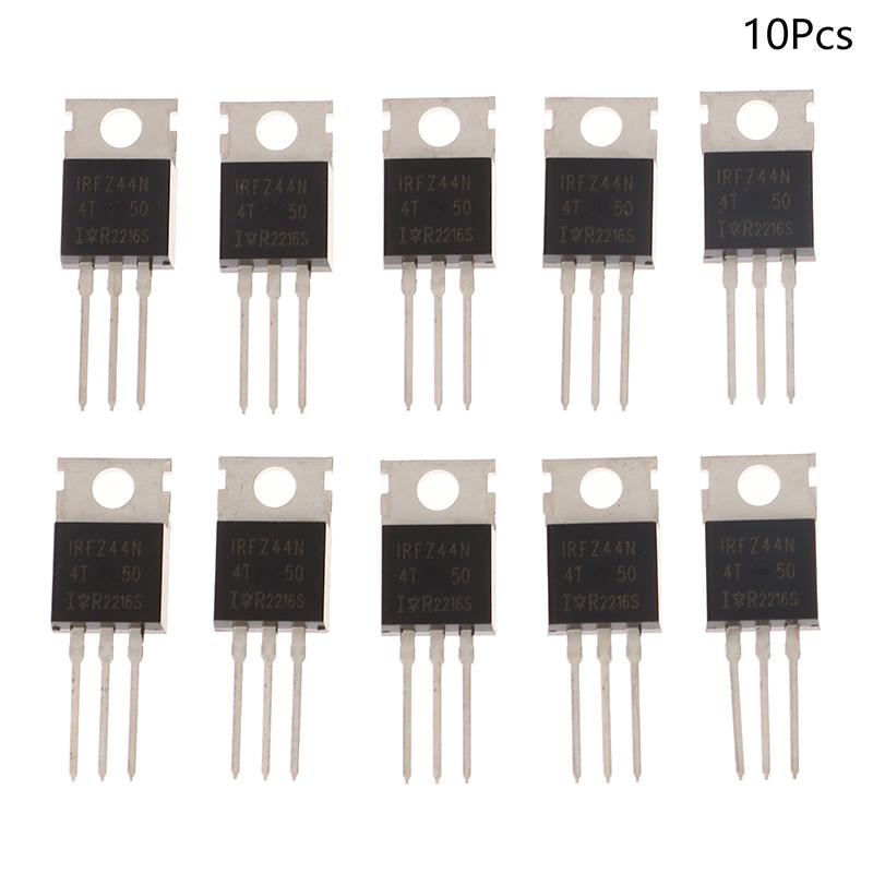 10 шт. Irfz44N To220 Irfz44Npbf To-220 Irfz44 Mosfet транзистор комплект оригинальный 55V 49A Mos Tube