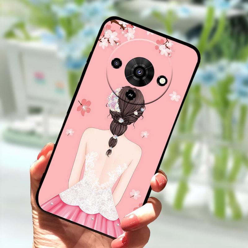 Чехол для ZTE Blade A76 5G, мягкий силикон TPU, защитная задняя крышка для телефона ZTE BladeA76 A 76 Z2469N 6.75", противоударный Fundas