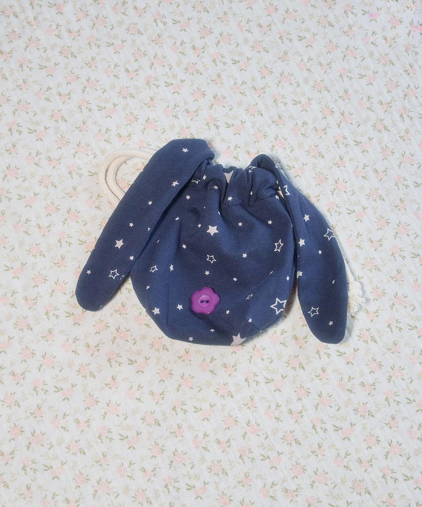 Пенал-кошелек Kiibi Star Bunny, темно-синий