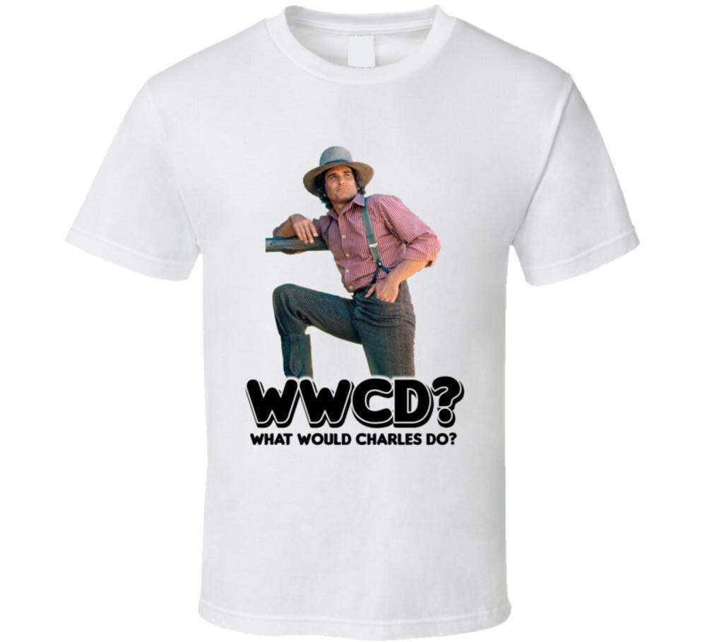 Wwcd What Would Charles Ingalls Do Little House On The Prairie T Shirt Mens Womens Tees Top