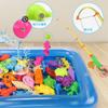 KaeKid Игрушки для игр с водой Игра в рыбалку Игрушки для ванны Магнитная игра в рыбалку Рыбалка Ванна Бассейн с корзиной для хранения Развивающая игрушка Игрушки для ванны Мальчики Девочки Дети