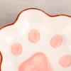 1Pc Cute Cat'S Paw Taste Dish Ceramic Cartoon Dessert Plate Soy Fruit Sauce Dish Seasoning Bowl Household Dip Dishes Bowl