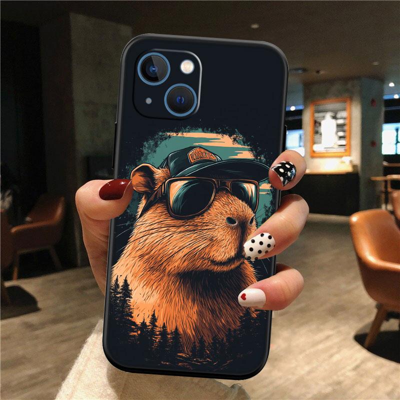 Cartoon  Capybara Cute Shell Phone Case for Samsung Galaxy Note 10 20 S23 S24 S25 Ultra FE Plus Edge Lite A02S A35 A07 A17