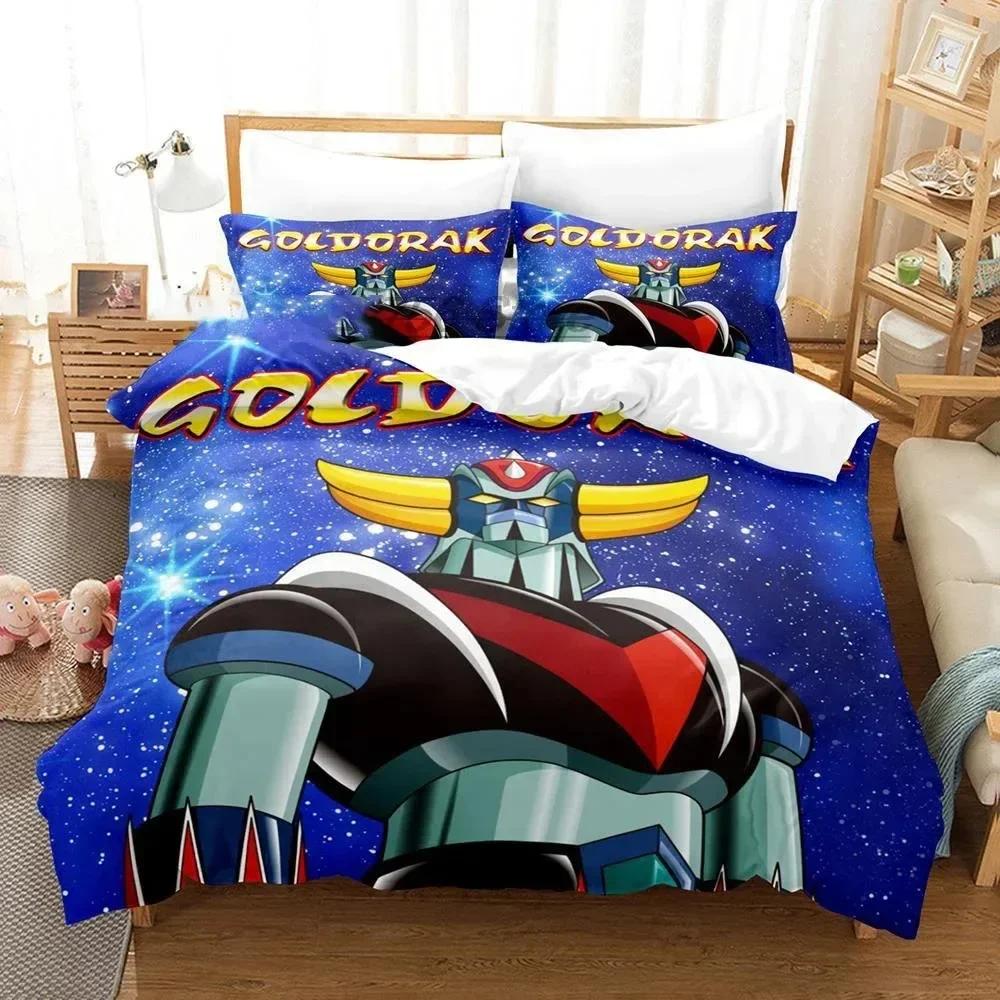 Верхний набор постельного белья Goldorak Grendizer Пододеяльник Покрывала для спальни для односпальной, полуторной, king-size Одеяло Домашний текстиль