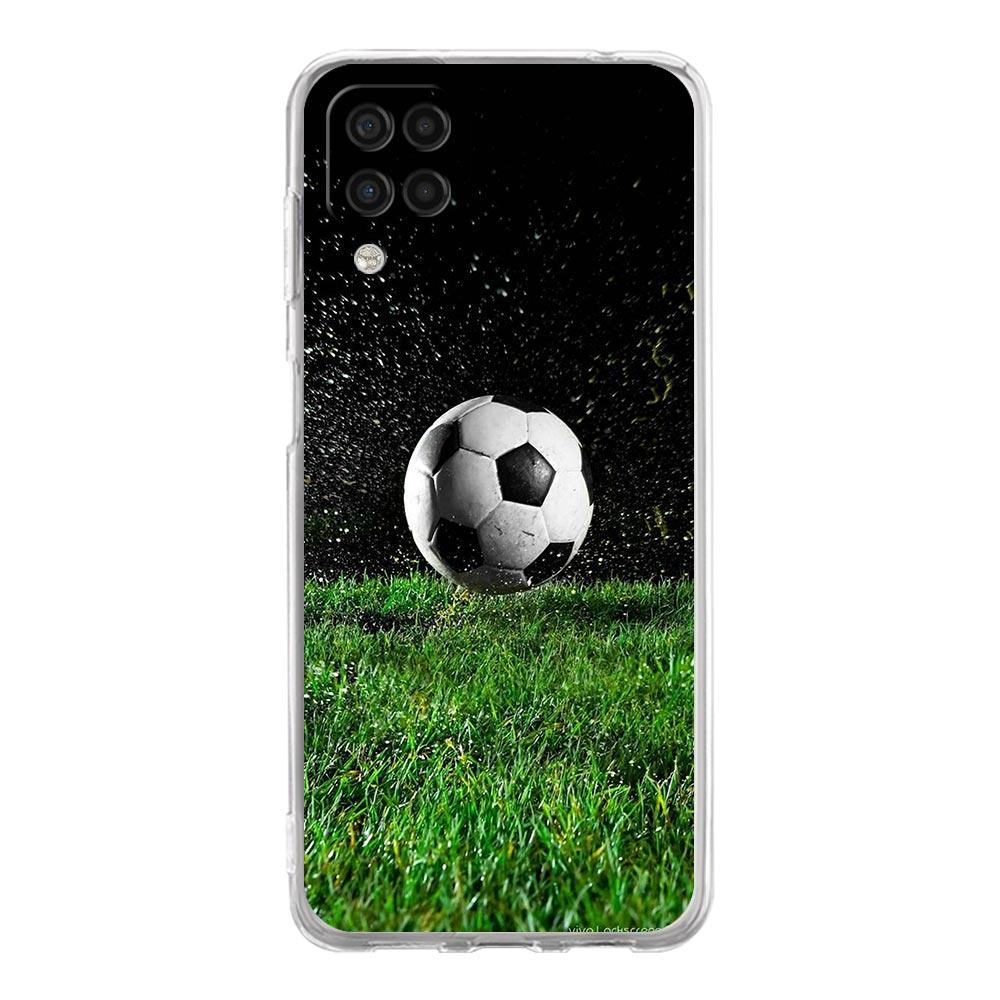 Case For Samsung A54 A52 A50 A70 A30 A40 A20S A20E A02S A12 A14 A22 A24 A42 A34 A32 5G A04s Cover Football Passion Soccer Ball