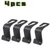 4Pcs Universal Auto Seat Headrest Hook Storage Hanger Car Vehicle Back Seat Organizer Holder Car Interior Accessories