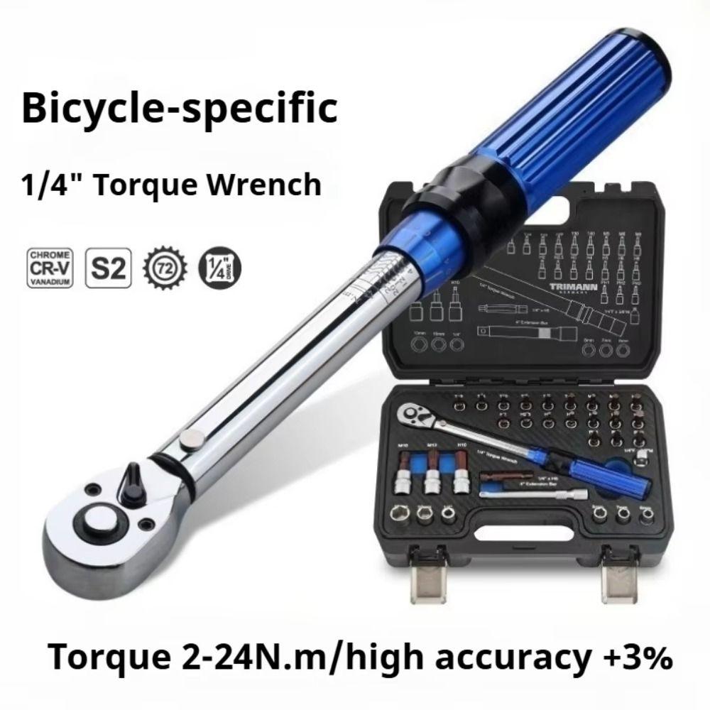 Adjustable Preset Torque Wrench Set 72-Tooth Ratchet Car Repair Tools Wrench Set  Car Repair