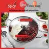 Meichu 32cm Stainless Steel Divided Hot Pot with Lid