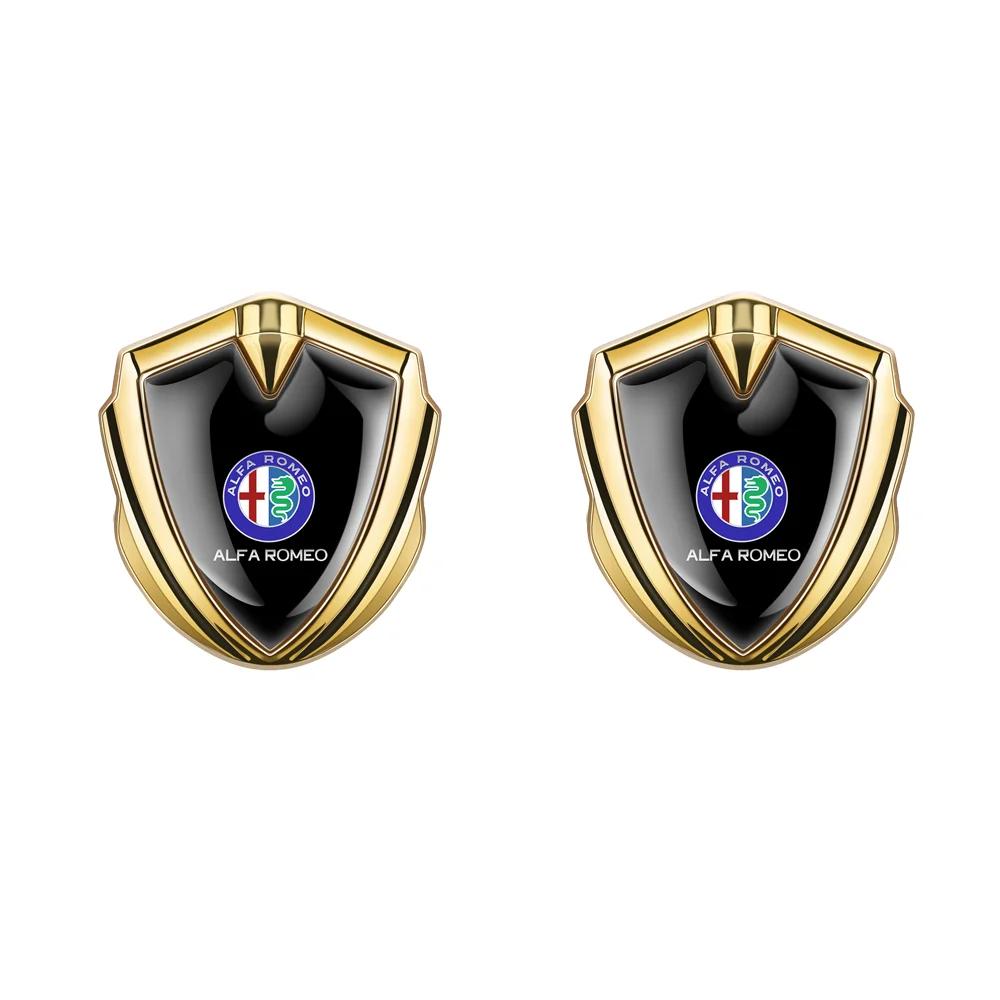 Car Sticker For Alfa Romeo 159 147 3D Metal Car Emblem Body Trunk Stickers Badge Decoration Decal For Alfa Romeo 147 156 159 GiuAZ9