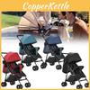 Four Solid Color Wheeled Baby Stroller Lightweight Foldable Convertible Seat
