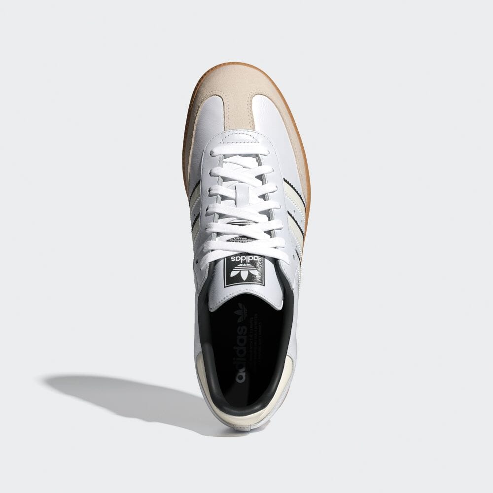 adidas Обувь SAMBA OG Белые кроссовки ORIGINALS Унисекс ID1480 Обувь Белый / Белый с оттенком / Черный