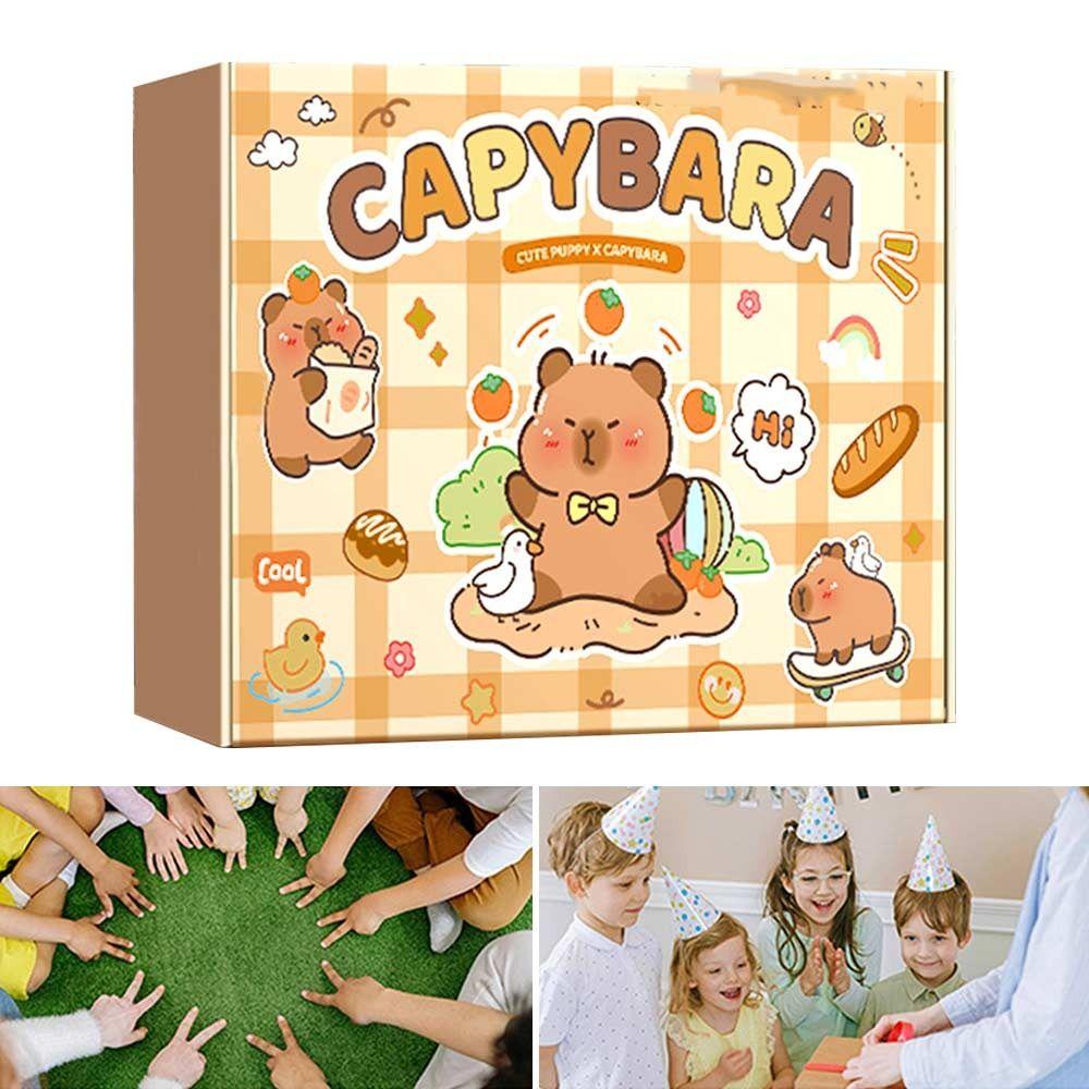 Large Capacity Gift Box Capybara Stationery Set Abundant School Supplies for Students