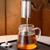 Heat-Resistant Borosilicate Glass Teapot Set with Tea and Water Separation