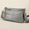 Hot Selling New Genuine Leather Handbag Retro Fashion Women's Shoulder Bag Trendy Designer Girl's Crossbody Bags Solid Color Simple Purse