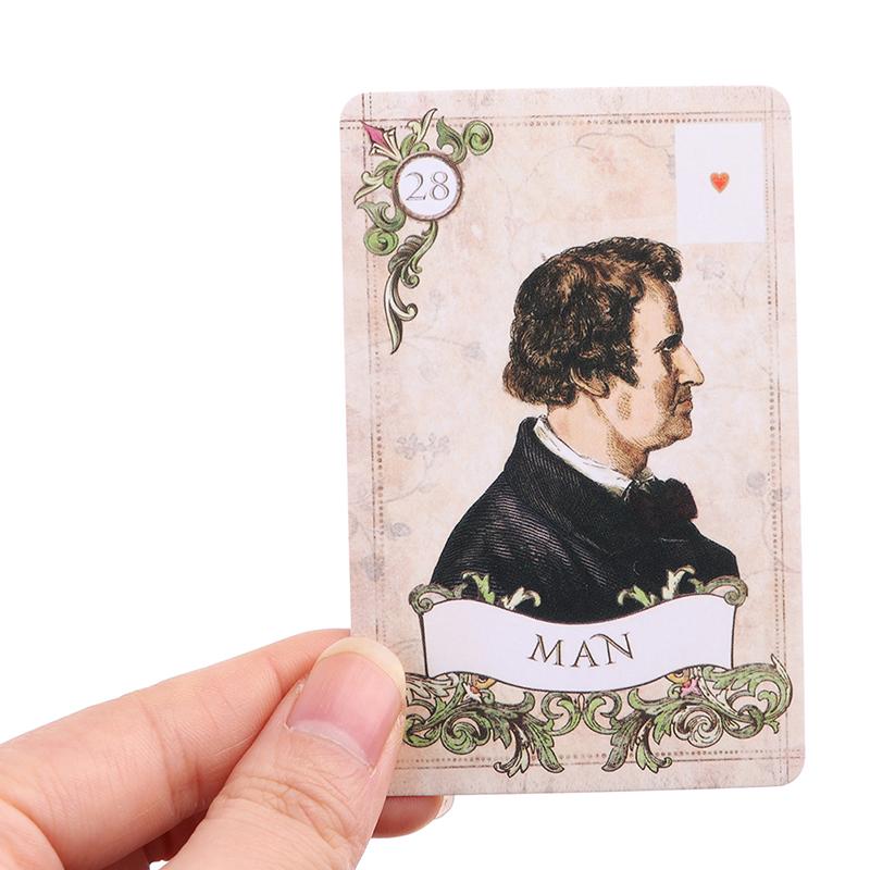 Старый стиль Ленорман Оракул Карты Таро Партия Пророчество Гадание Настольная игра