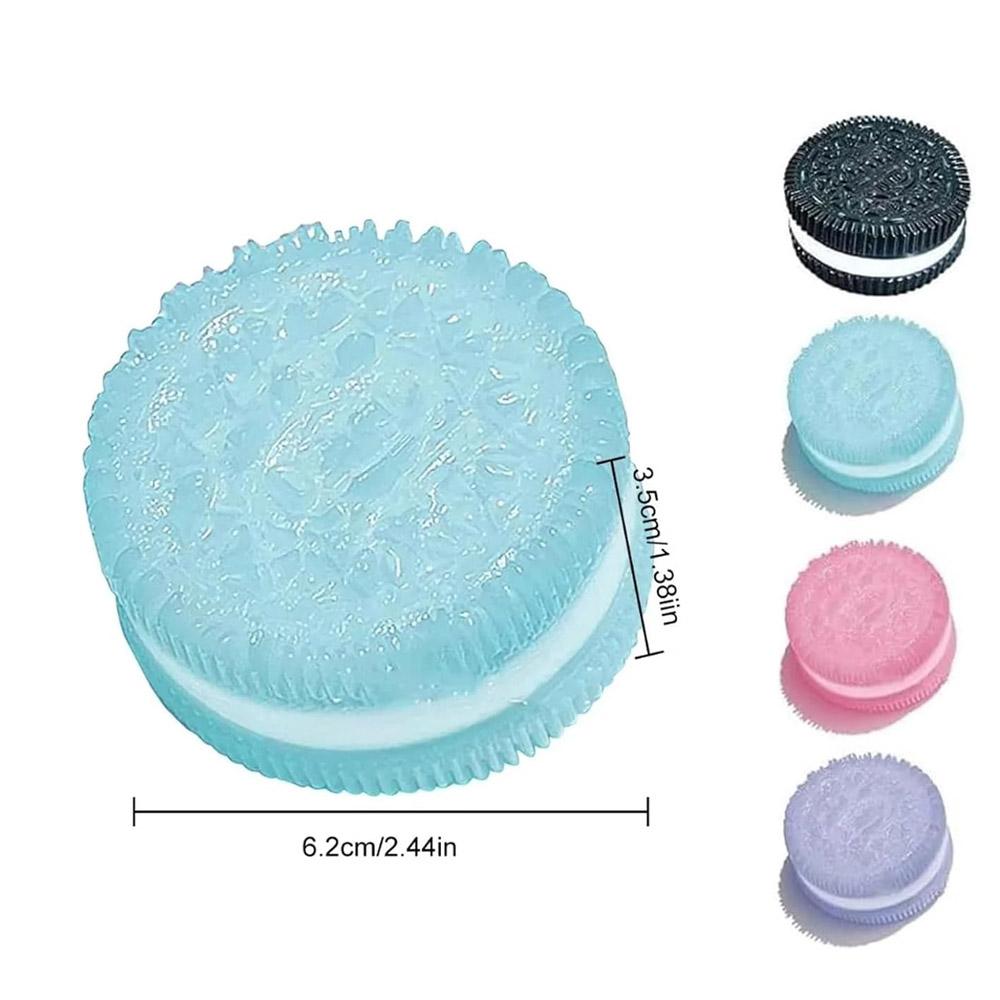 Cooike Squishy Toy Biscuit Squeeze Toy Taba Squishy Stress Relief Toy Ultra-Soft Decompression Venting Toy Pinching Sandwich