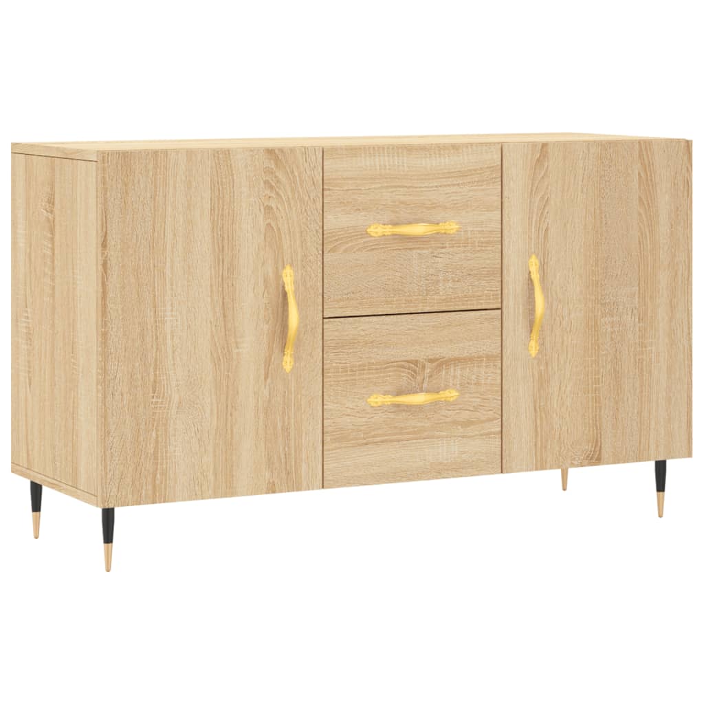 Vidaxl Komoda, Dąb Sonoma, 100X36X60 Cm, Materiał Drewnopochodny
