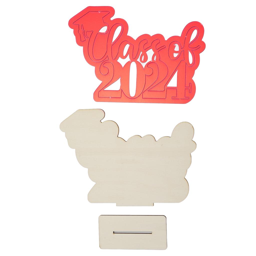 2024 Graduation Wooden Table Centerpieces Graduation Party Decorations Table Centerpieces Sign for H