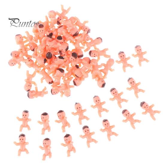 Пластиковый набор для игр в детскую вечеринку, 1-дюймовые фигурки мини-детей для украшения торта King, игра в кубики льда, небольшие украшения для игр в детскую вечеринку