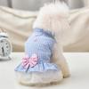 Pet Accessories Dog Lace Lattice Dress Pet Dog Clothes for Small Dog Party Birthday Wedding Tutu Dress Puppy Costume for Pet Dogs