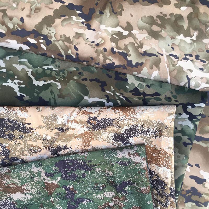 Jinwanfu Camouflage Print DIY Fabric