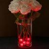 12 Pcs Glowing Ice Cubes Water Activated Color Changing LED Lights Submersible Bar