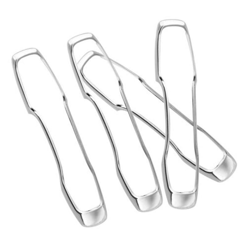 4 шт. Декоративные накладки на ручки дверей автомобиля Подходят для Volvo XC60 XC90 S90 V90 2018 2019 2020 Хромированные Аксессуары