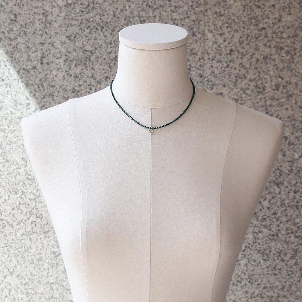 Bydaisy Sn036 Smile Pebble Stone Choker Necklace