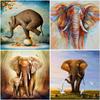 DIY 5D алмазная живопись полная дрель животное Алмазная вышивка крестиком украшения в виде слона настенное искусство подарок домашний декор