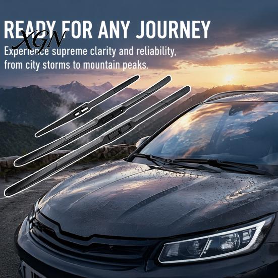 All Season Wipers 3 Pcs 26" 16" 11" Windshield Wiper Blades Replacement for Kia Sportage Precision Fit 2016 2017 2018 2019 2020, Weather Front
