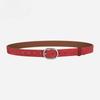 High-end Matte Leather Belt for Women with Versatile Skirt and Pants Decoration Ins Belt for Women