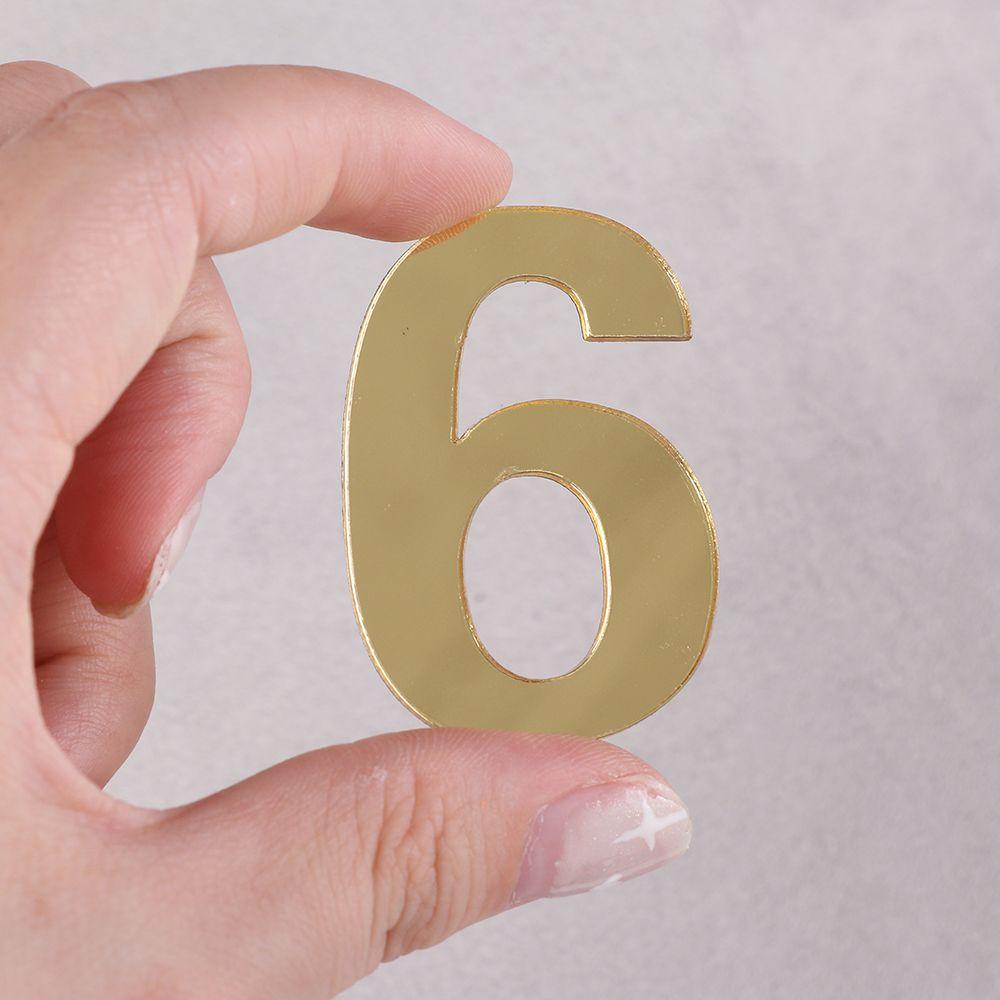1Pcs Home Self-adhesive Hotel Home Sticker Address House Drawer Sign Door Numeral Plaque Gate Digits Door Plate Number