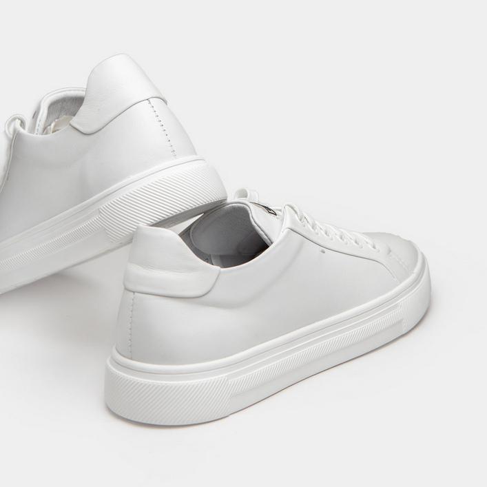 Кеды кожаные, Davis 12056-9, белые, мужские, кеды