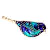 Блестящая Брошь-Птица со Стразами Из Сплава Безопасный Замок Подходит Для Свадеб Встреч Костюмов