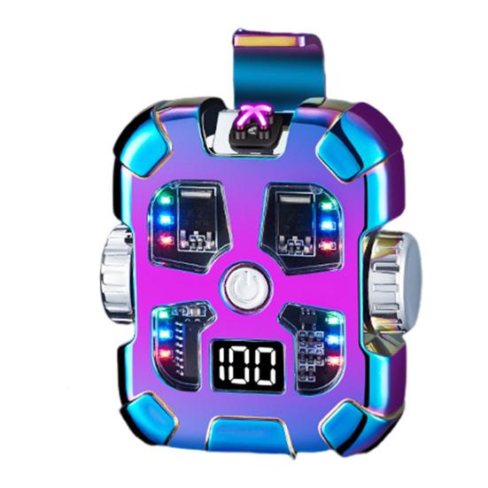 Fidget Spinner Igniter with LED Light Digital Display USB Rechargeable 3 Modes